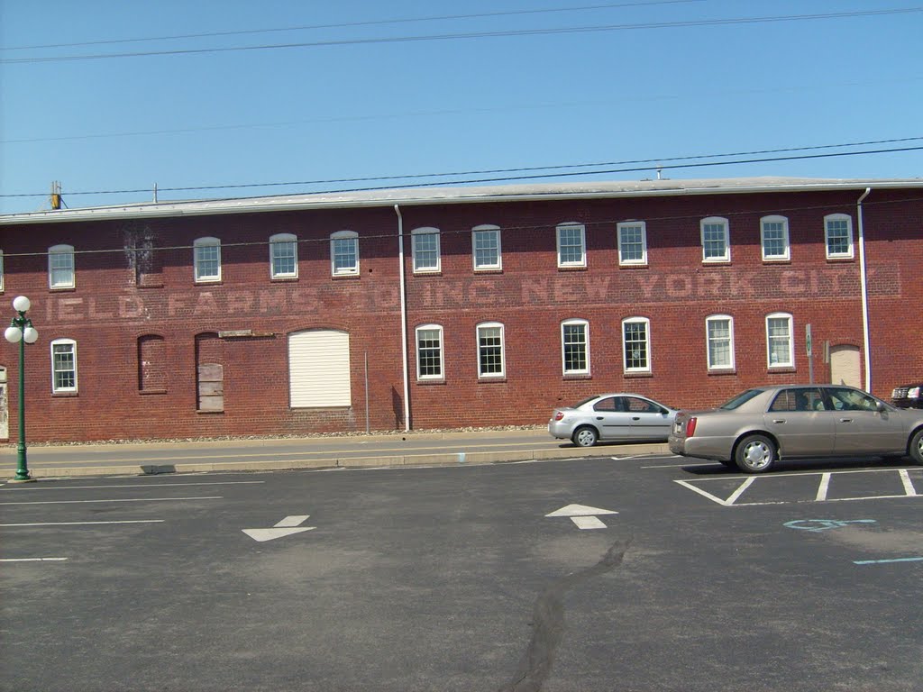 Sheffield Farms Co, Inc, New York City in PA. I found this building at 130 E BUFFALO RD. LEWISBURG, PA.  There is access to some railroad track in the rear., Линнтаун