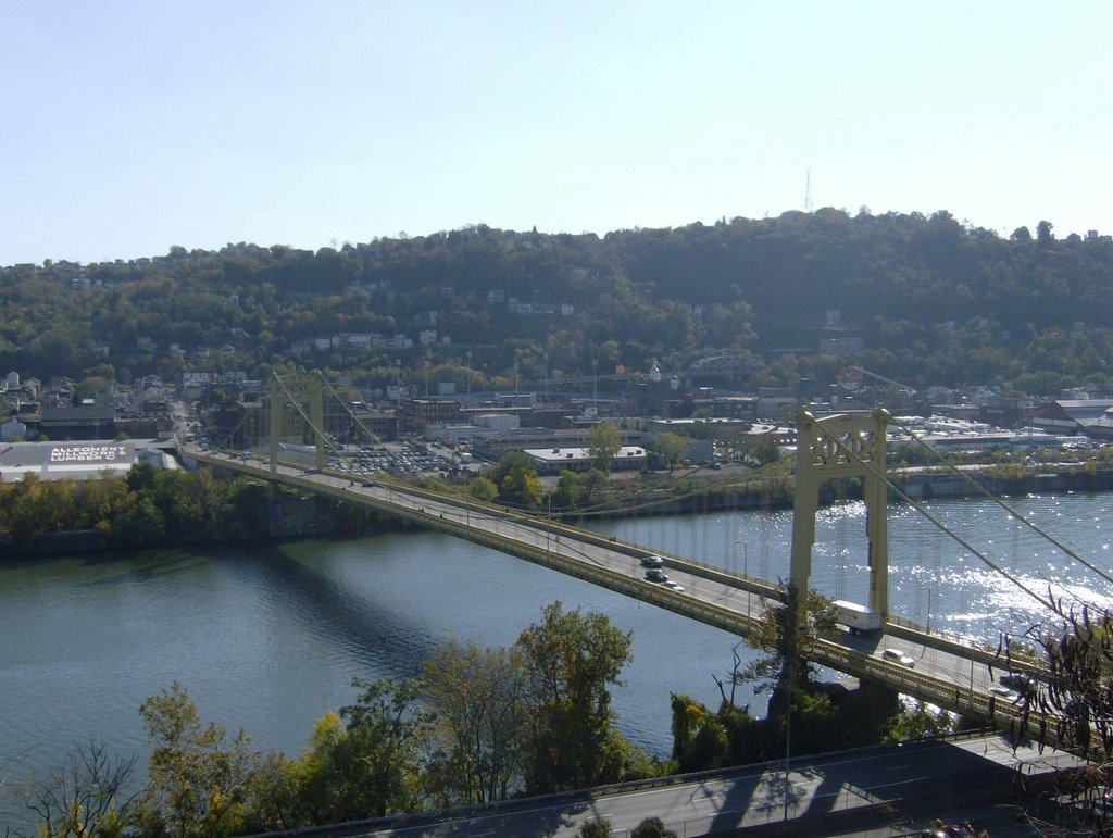 10th street bridge and South side Pittsburgh, Маунт-Оливер
