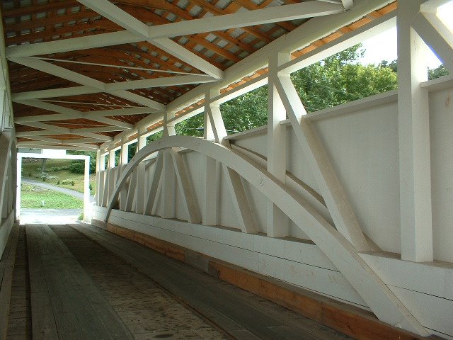 Ryot covered bridge, Bedford County, Penn., Пайнт