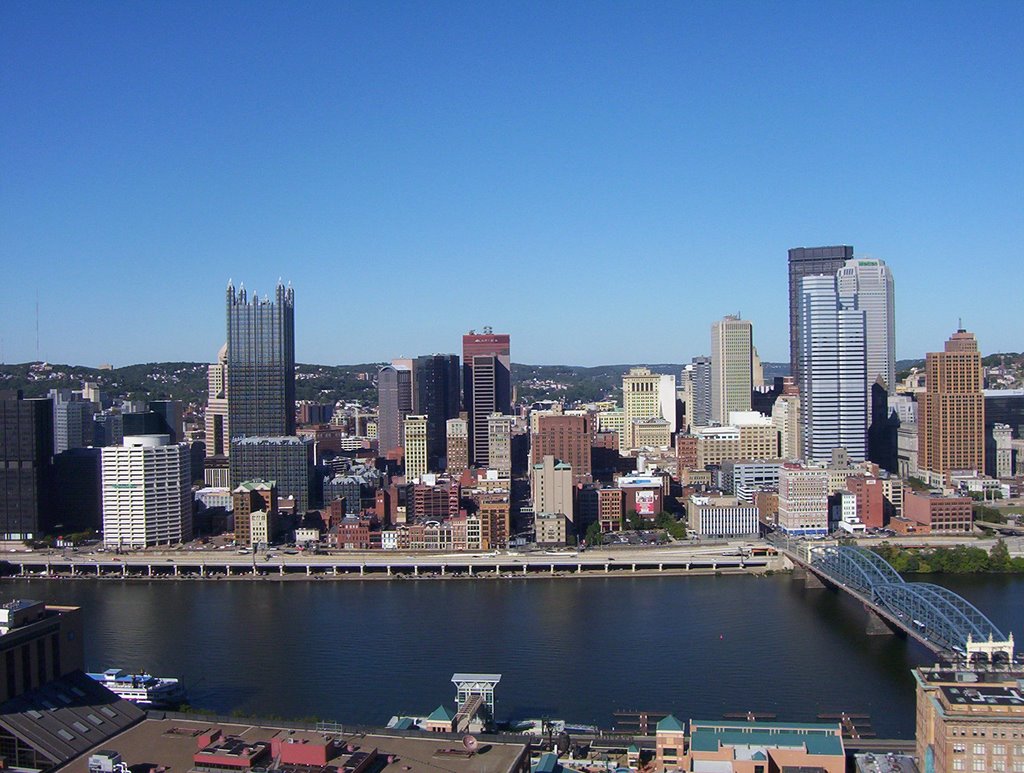 Pittsburgh from Mt. Washington Overlook, Питтсбург