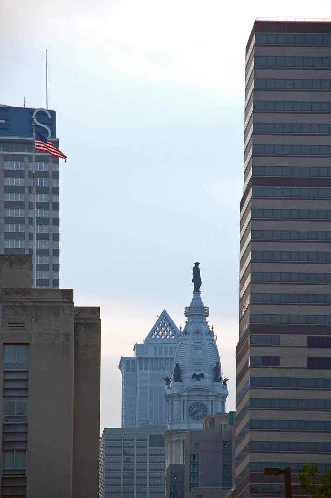 USA - PA. Philadelphia - City hall from market street, Филадельфия