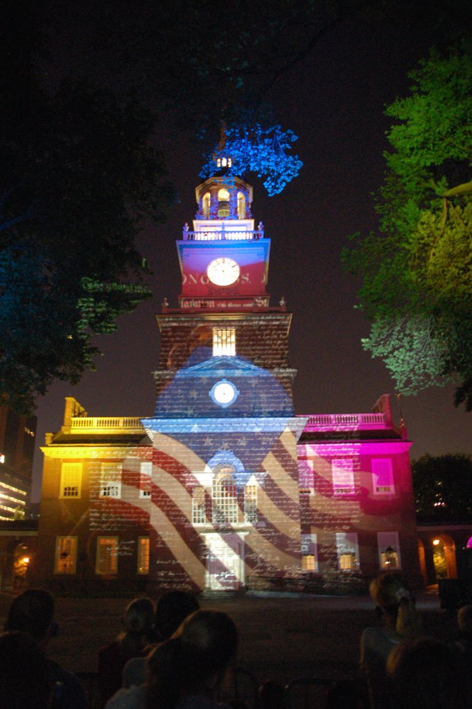 USA - PA. Philadelphia - "Lights of Liberty", Филадельфия