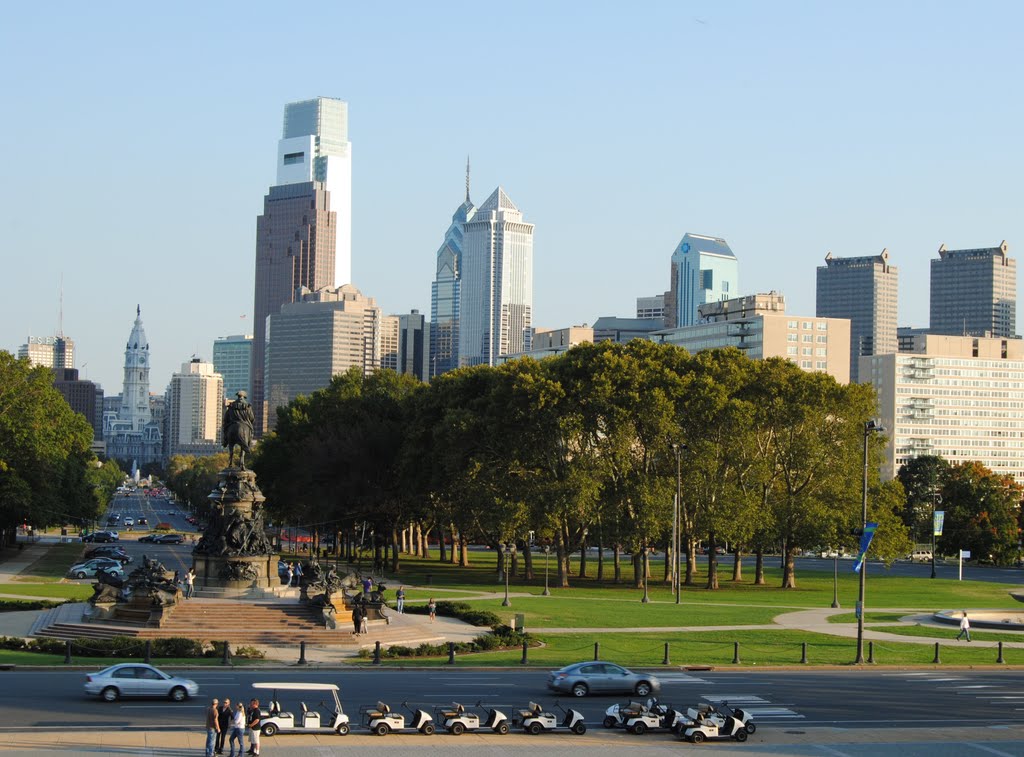 Philadelphia skyline - USA, Филадельфия