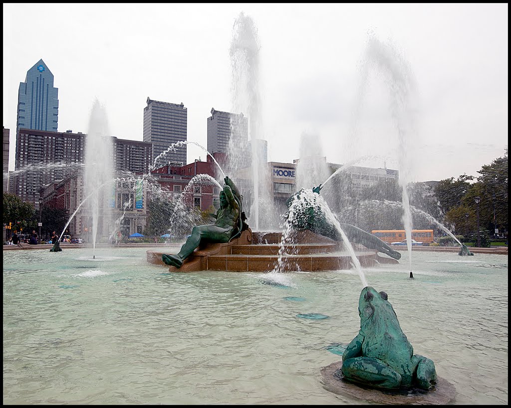 Logan Square fountain, Филадельфия