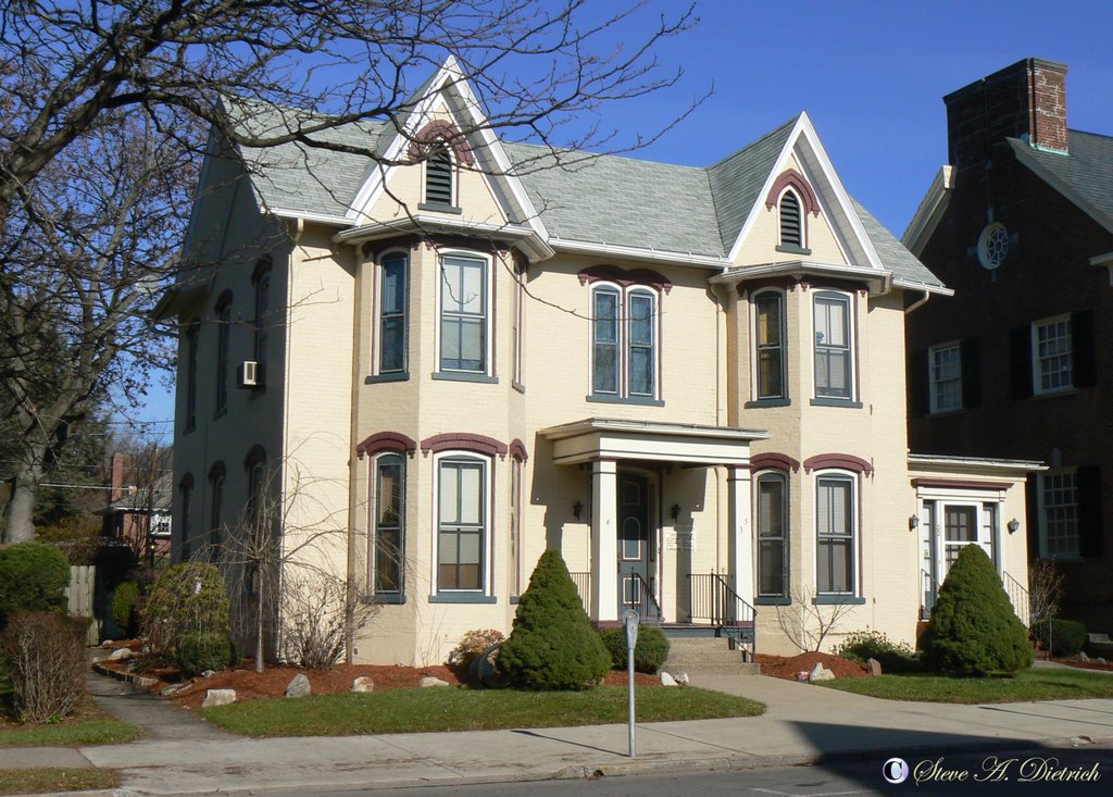 House - Home, Bay Windows, Painted Brick - Lock Haven, PA, Флемингтон