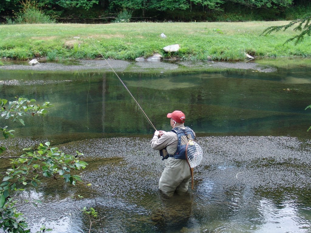 Fly Fishing on Fishing Creek in Clinton Co., PA, Флемингтон