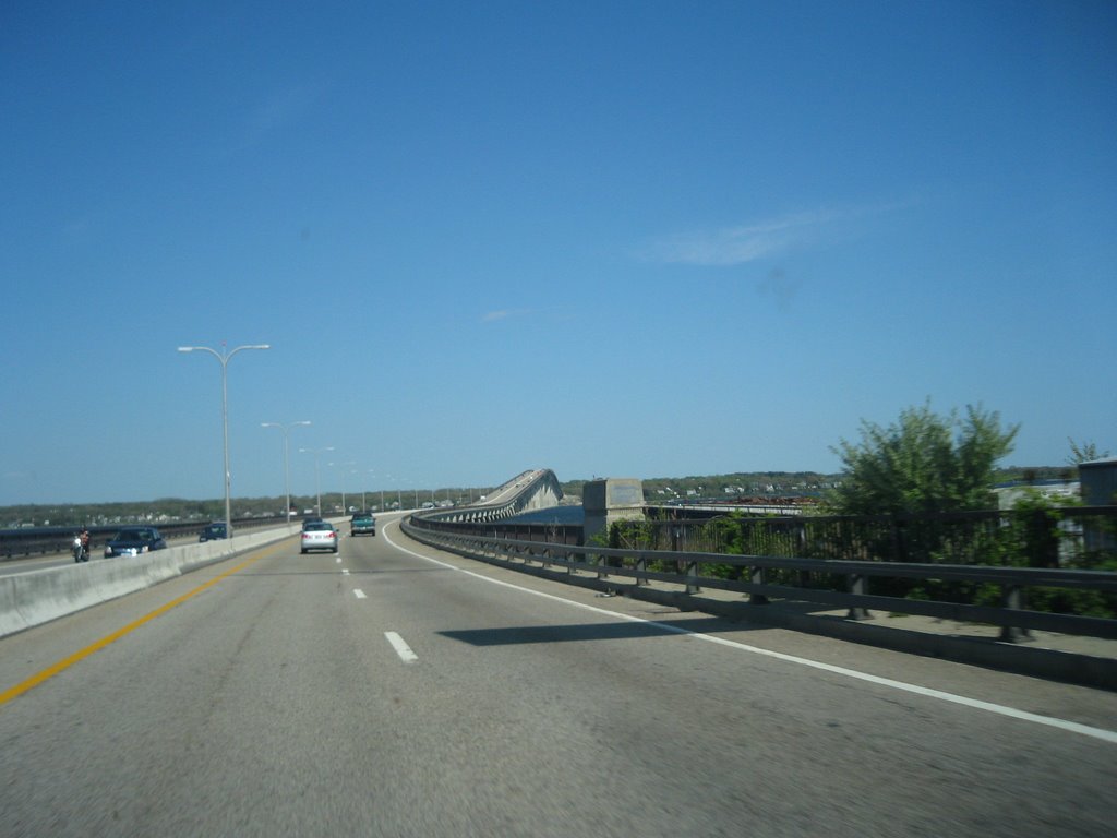 Jamestown Bridge, RI, Варвик