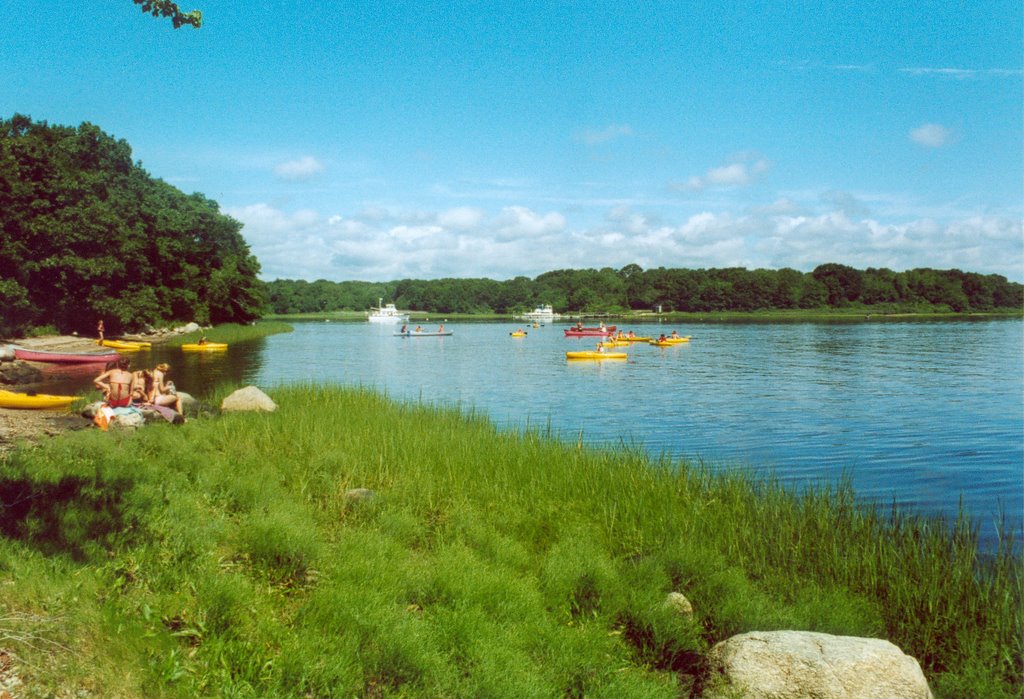 kayaking at YMCA Camp fuller - Summer 2003, Варвик