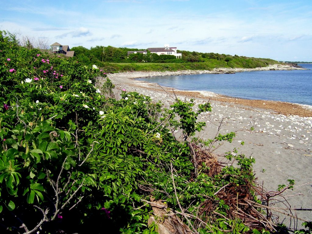 Hull Cove beach, Jamestown, RI, Паутакет