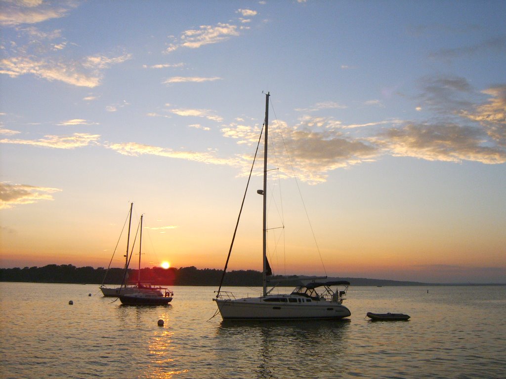 Sunset at Dutch Harbor, RI, Паутакет