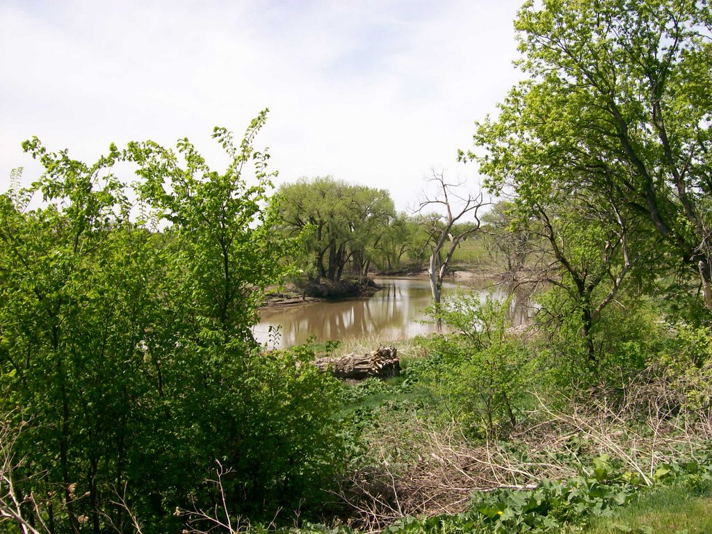 Red River from Lincoln Drive Park, Гранд-Форкс