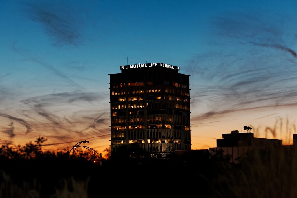 NC Mutual Life Building downtown Durham #sunset #trianglephotographers, Горман