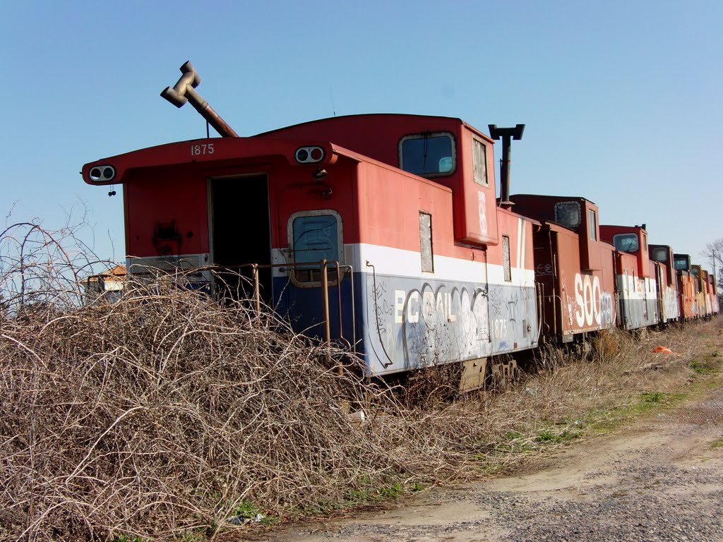 Line of cabooses, Гринвилл