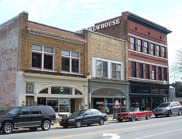 Downtown coffee and brew houses, Greensboro, NC, USA, Гринсборо