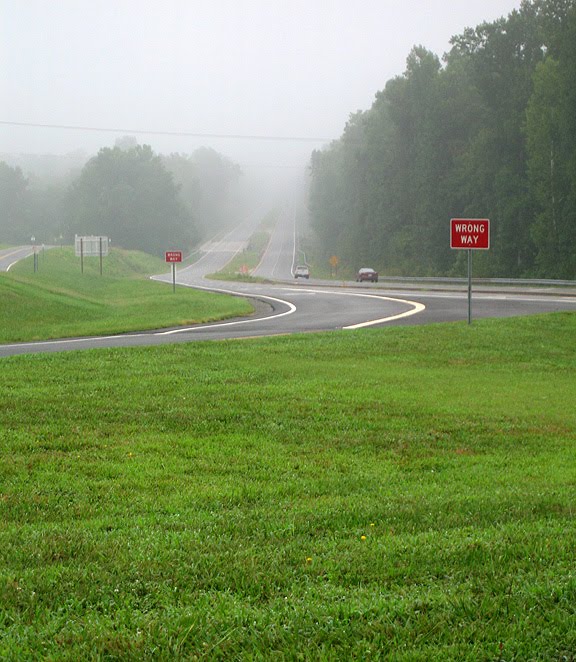 Foggy Road Near Thomasville, NC, Давидсон
