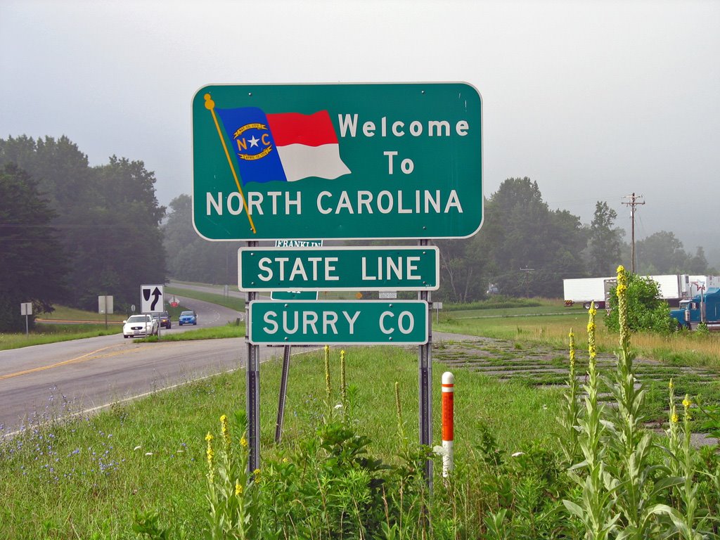 USA - NC - Blue Ridge Parkway - good bye Virginia / welcome North Carolina, Кулими