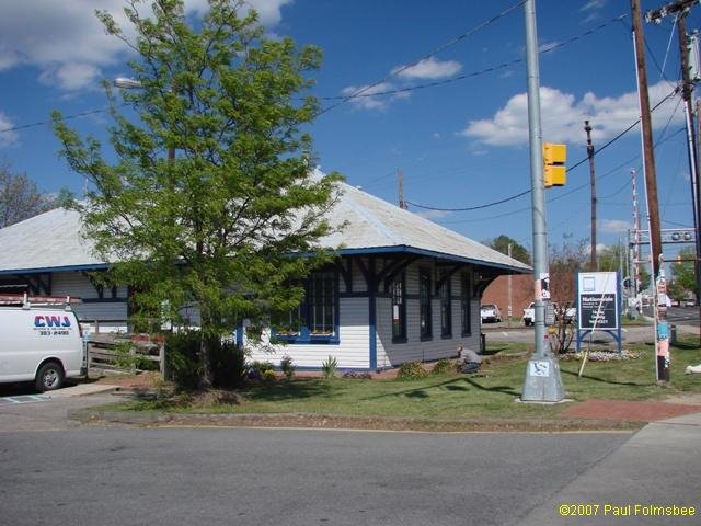 Southern Railway Depot (Circa 1900), Carrboro NC, Чапел-Хилл