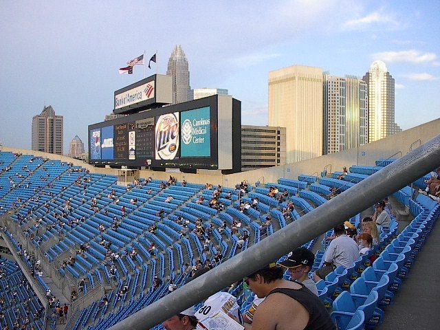 Charlotte Skyline from Bank of America Stadium, Шарлотт