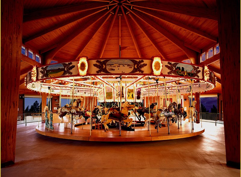 Shelby City Park Carrousel by Randy McNeilly, Шелби