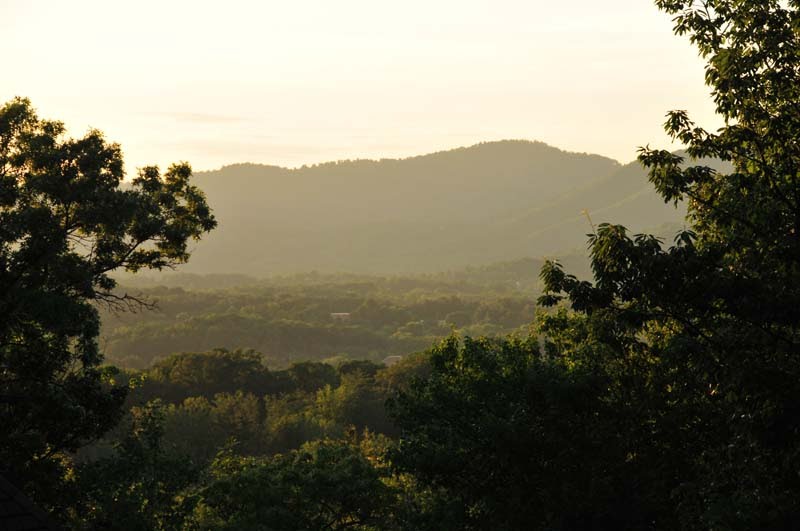 Evening View from Scotts Ridge, Энка