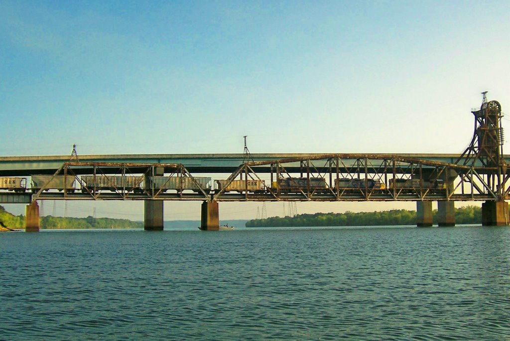 Train Crossing the Tennessee River, Бентон