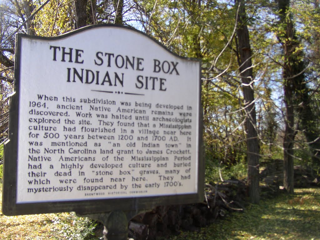 The Stone Box Indian Site, Брентвуд
