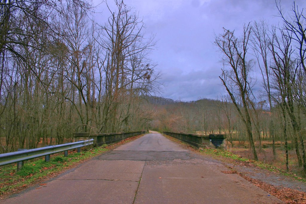 A Bridge over Bull Run Creek: Winter Edgemoor, Карнс