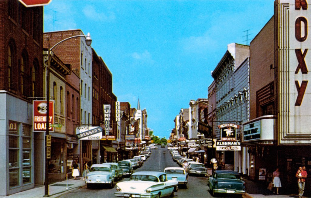 Franklin Street in Clarksville, Tennessee, Кларксвилл