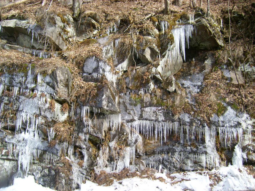 Ice on the rocky mountain, Лукоут Моунтаин