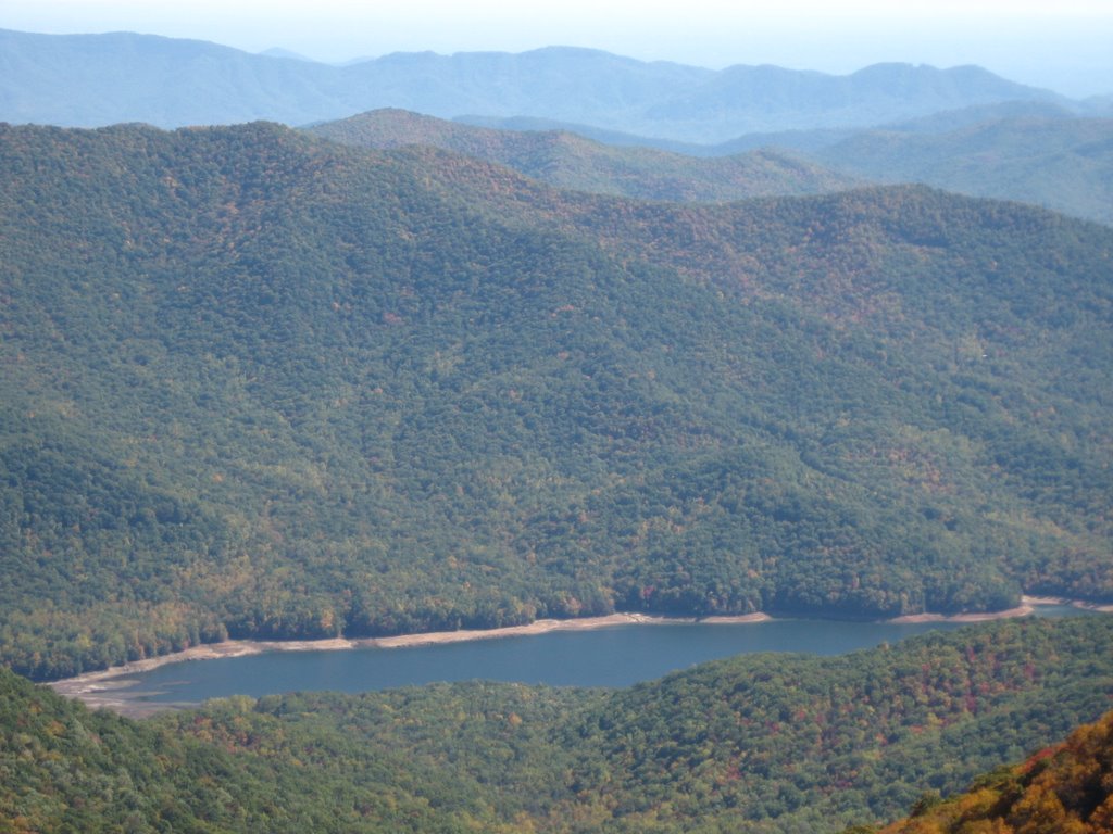 Bee Tree Reservoir from Blue Ridge Parkway, Миддл Валли
