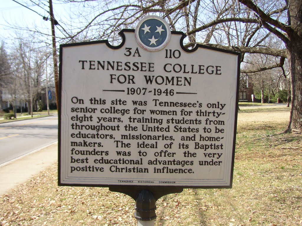 3A 110 TENNESSEE COLLEGE FOR WOMEN, Мурфрисборо