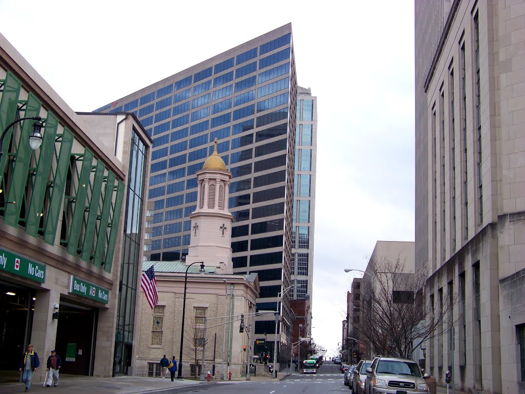 Saint Mary Church and 5th Ave - Nashville, Tennessee, Нашвилл