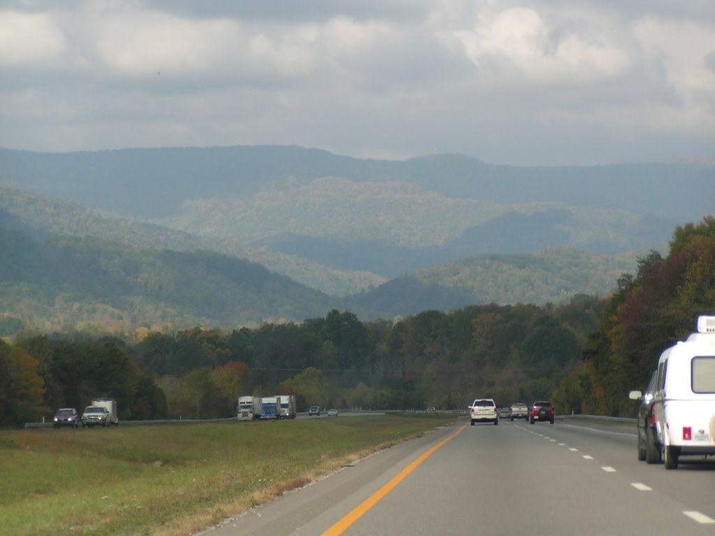 Leaving Knoxville on I-75, Пауелл