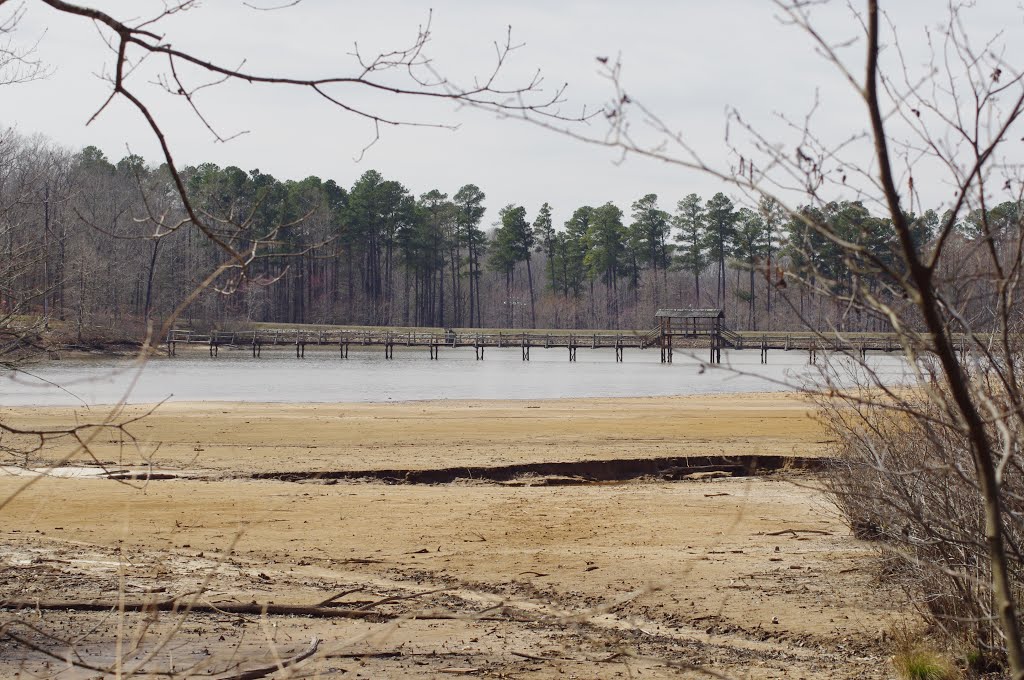 Lake Placid - Chickasaw St, Park - Chester Co., TN draw down to replace bridge., Силертон