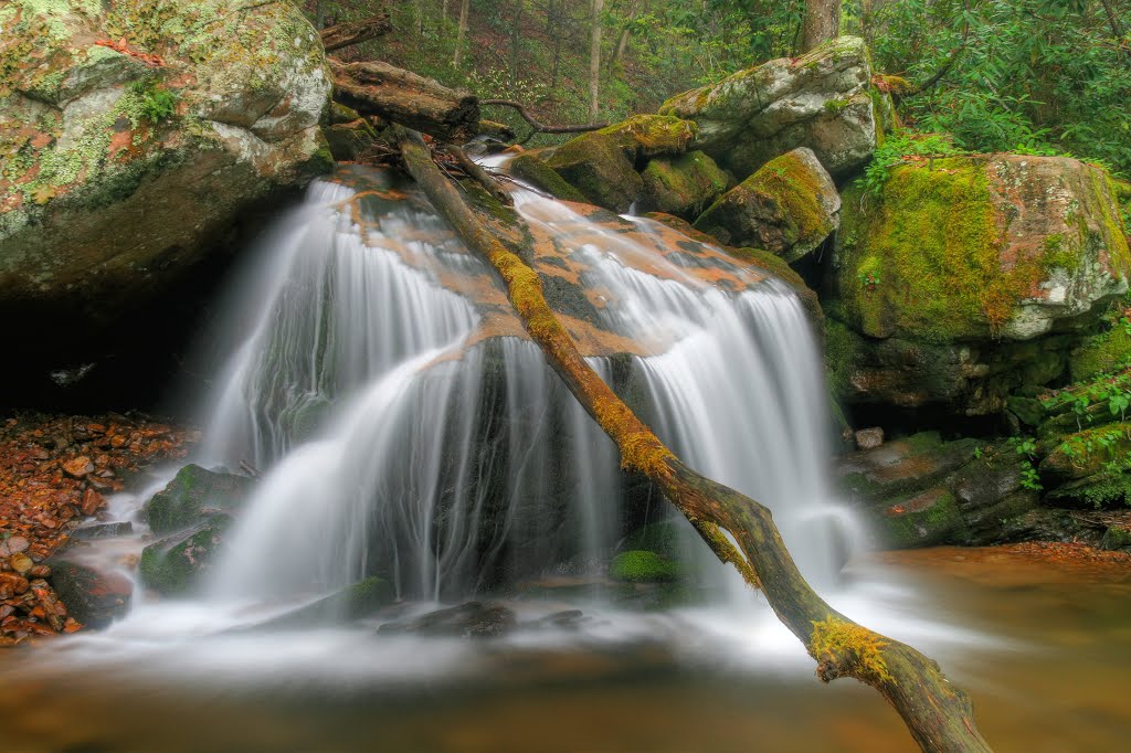 Cascade in Cherokee National Forest, Хамптон