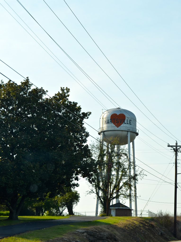 Hartsville water tower, Хартсвилл