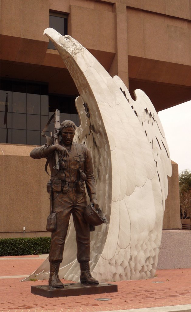 Memorial Soldier Statue - Abilene, TX., Абилин