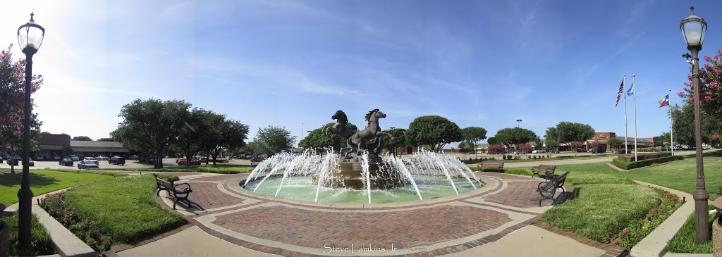 Lincoln Square; Horses Statue, Arlington, Texas, Арлингтон