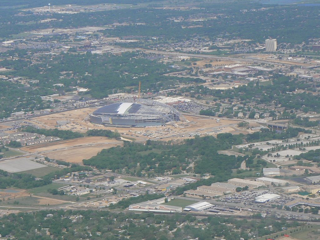NFL Dallas Cowboys New Stadium, under construction Apr 2008, Арлингтон