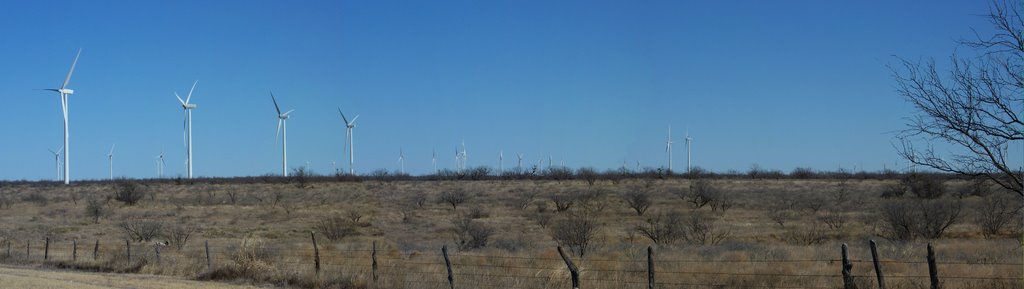 Wind Turbines, Shackelford Co, Аспермонт