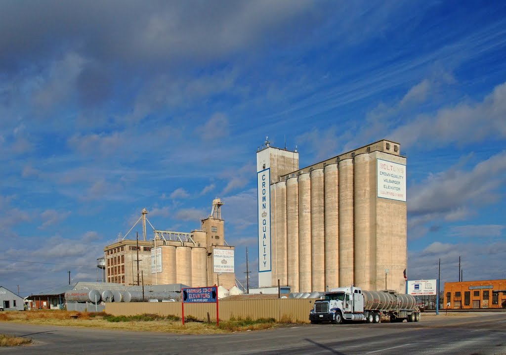 Grain Elevators, Vernon, Texas, Вернон