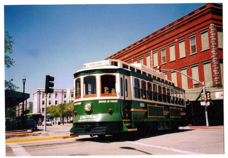 Island Transit trolley, Galveston, Texas, Галвестон