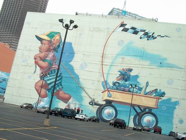 Wall painting, Dallas, Даллас