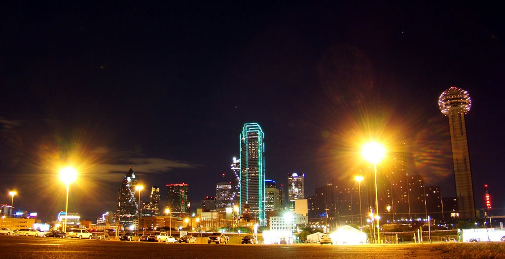 DSC04392 Dallas at Night 4/19/09 - E view, Даллас