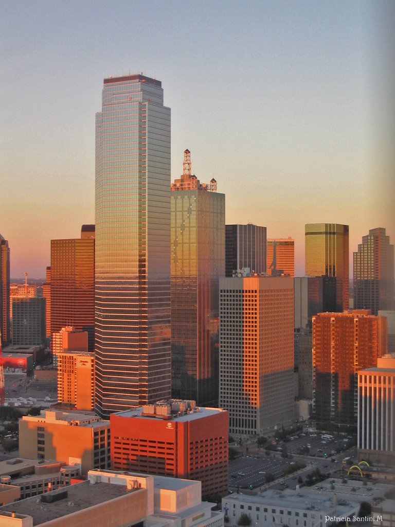 Dallas, Texas desde Reunion Tower, USA., Даллас