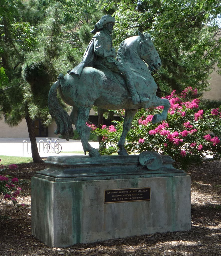 Equestrian portrait of Diego Velazquez, UNT, Denton, TX., Дентон
