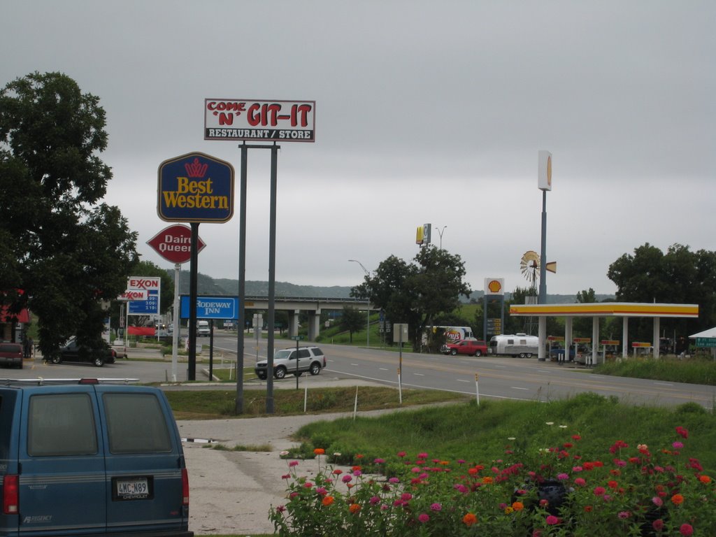 Interstate 10 at Junction, TX, Джанкшин