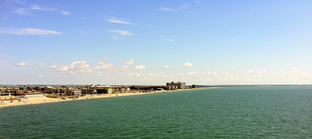 View of the Beach from the USS Lexington, Корпус-Кристи