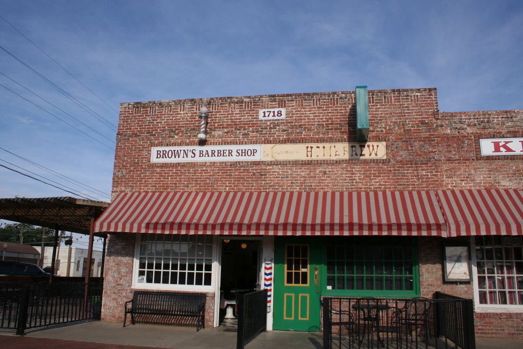 Lubbock, Browns Barber Shop, Лаббок