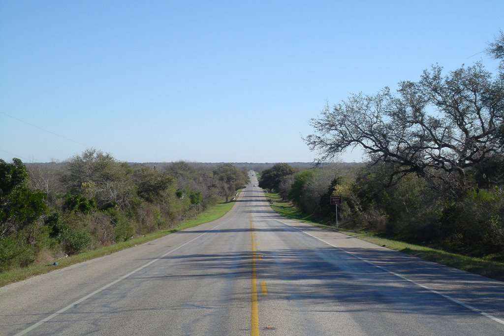 US 59 near San Antonio River, Одем